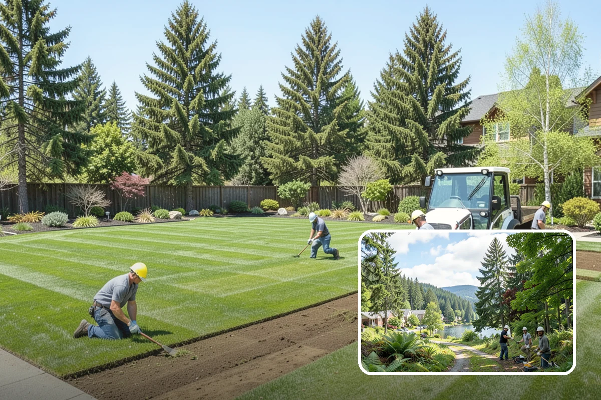 Artificial Turf Replacement in Lake Forest Park, King County, WA - Restored drainage tuned for heavy regional rainfall