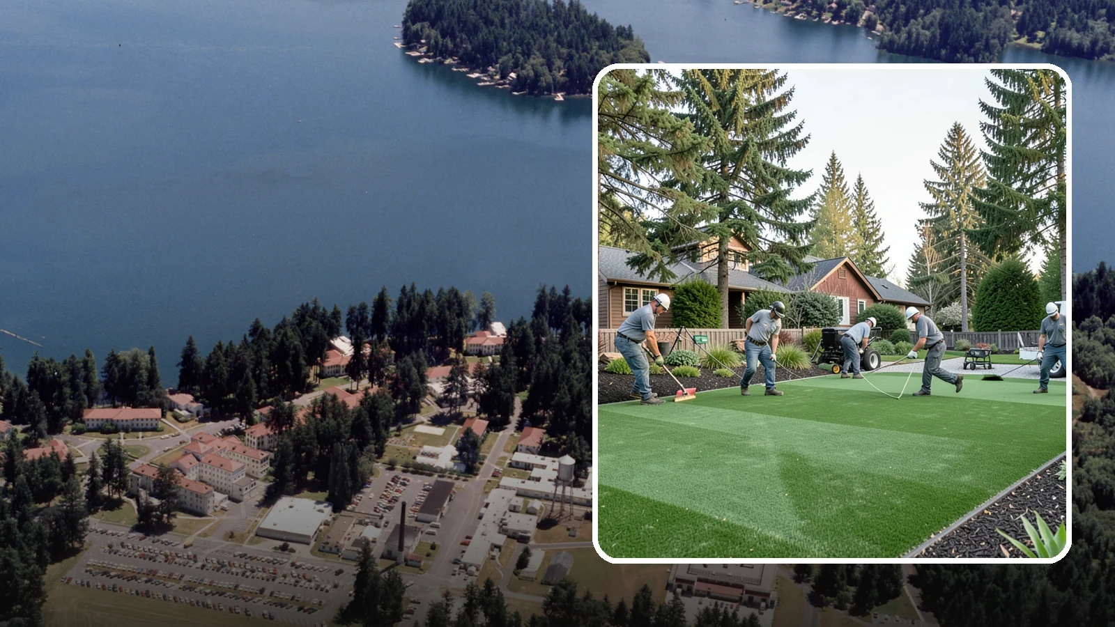 Artificial Turf Replacement in Lakewood, Pierce County, WA - We remove aging or damaged synthetic turf and install fresh, high-performance turf built for wet Northwest yards.