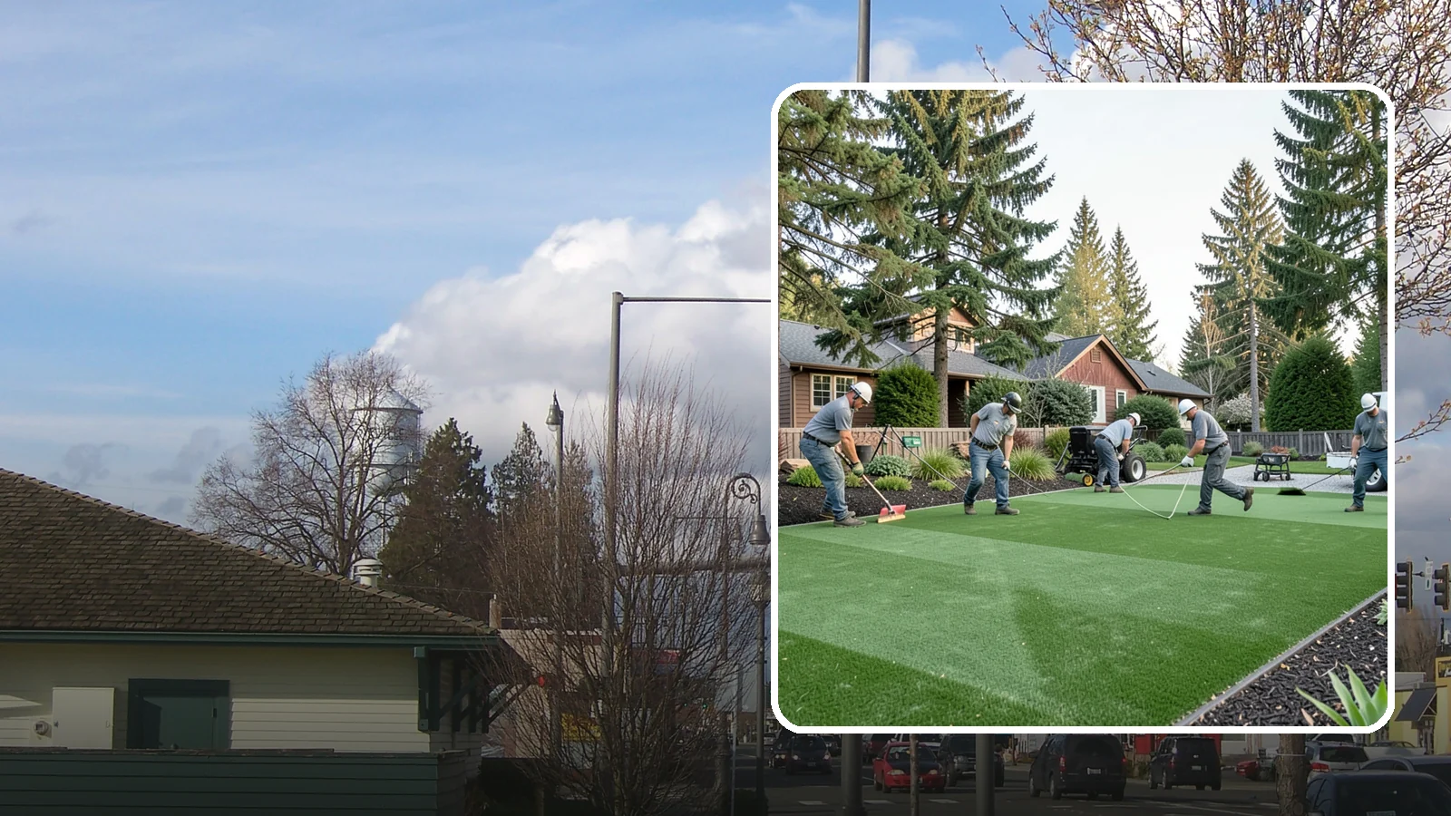Artificial Turf Replacement in Marysville, Snohomish County, WA - We remove aging or damaged synthetic turf and install fresh, high-performance turf built for wet Northwest yards.