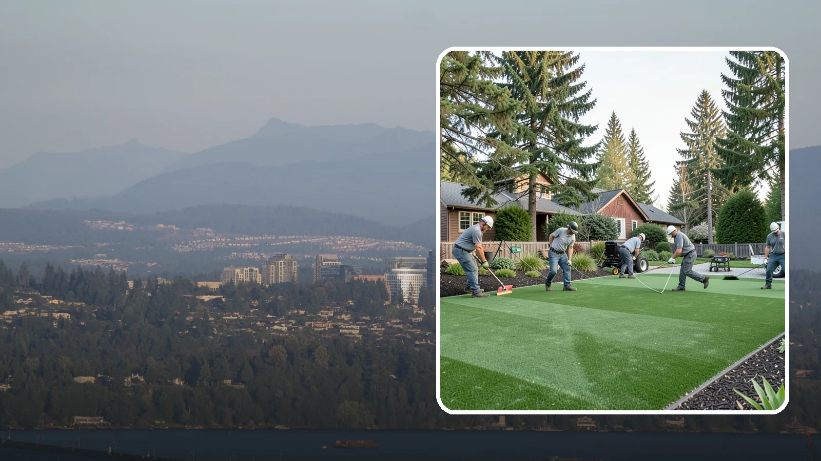 Artificial Turf Replacement in Medina, King County, WA - We remove aging or damaged synthetic turf and install fresh, high-performance turf built for wet Northwest yards.