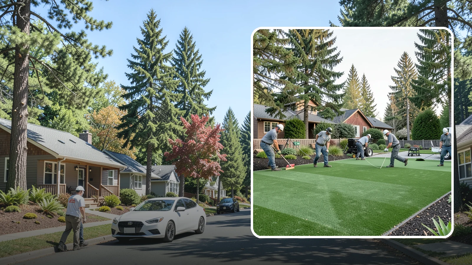 Artificial Turf Replacement in Orting, Pierce County, WA - We remove aging or damaged synthetic turf and install fresh, high-performance turf built for wet Northwest yards.