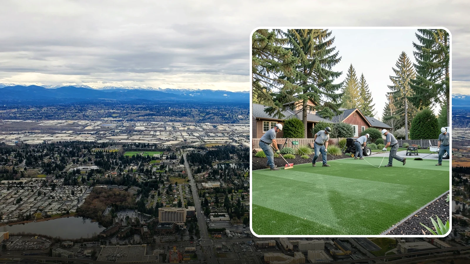 Artificial Turf Replacement in SeaTac, King County, WA - We remove aging or damaged synthetic turf and install fresh, high-performance turf built for wet Northwest yards.