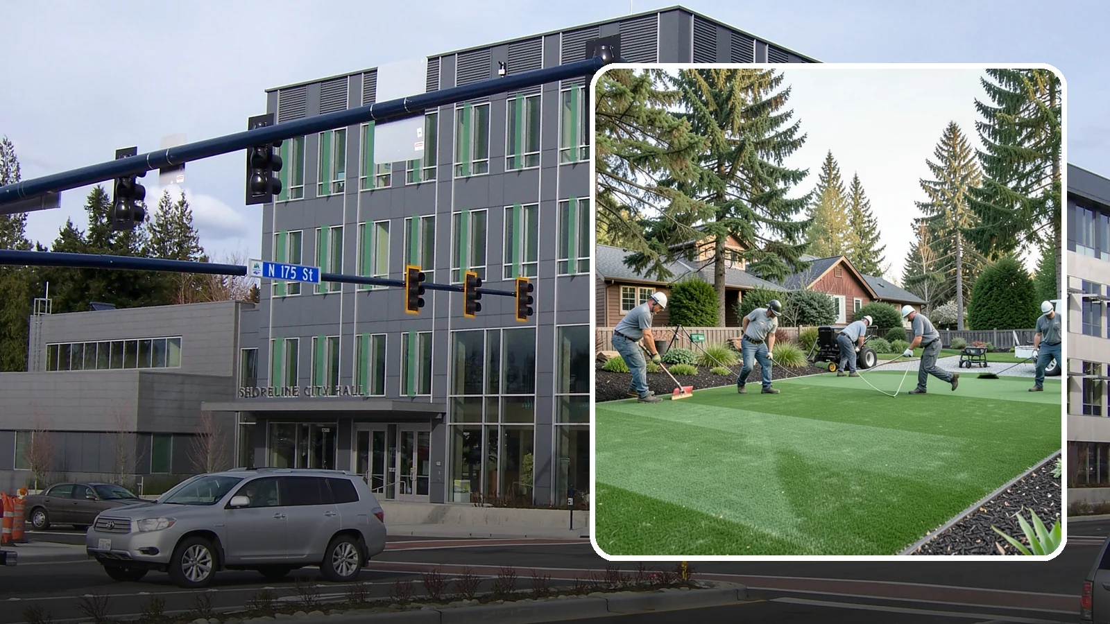 Artificial Turf Replacement in Shoreline, King County, WA - We remove aging or damaged synthetic turf and install fresh, high-performance turf built for wet Northwest yards.