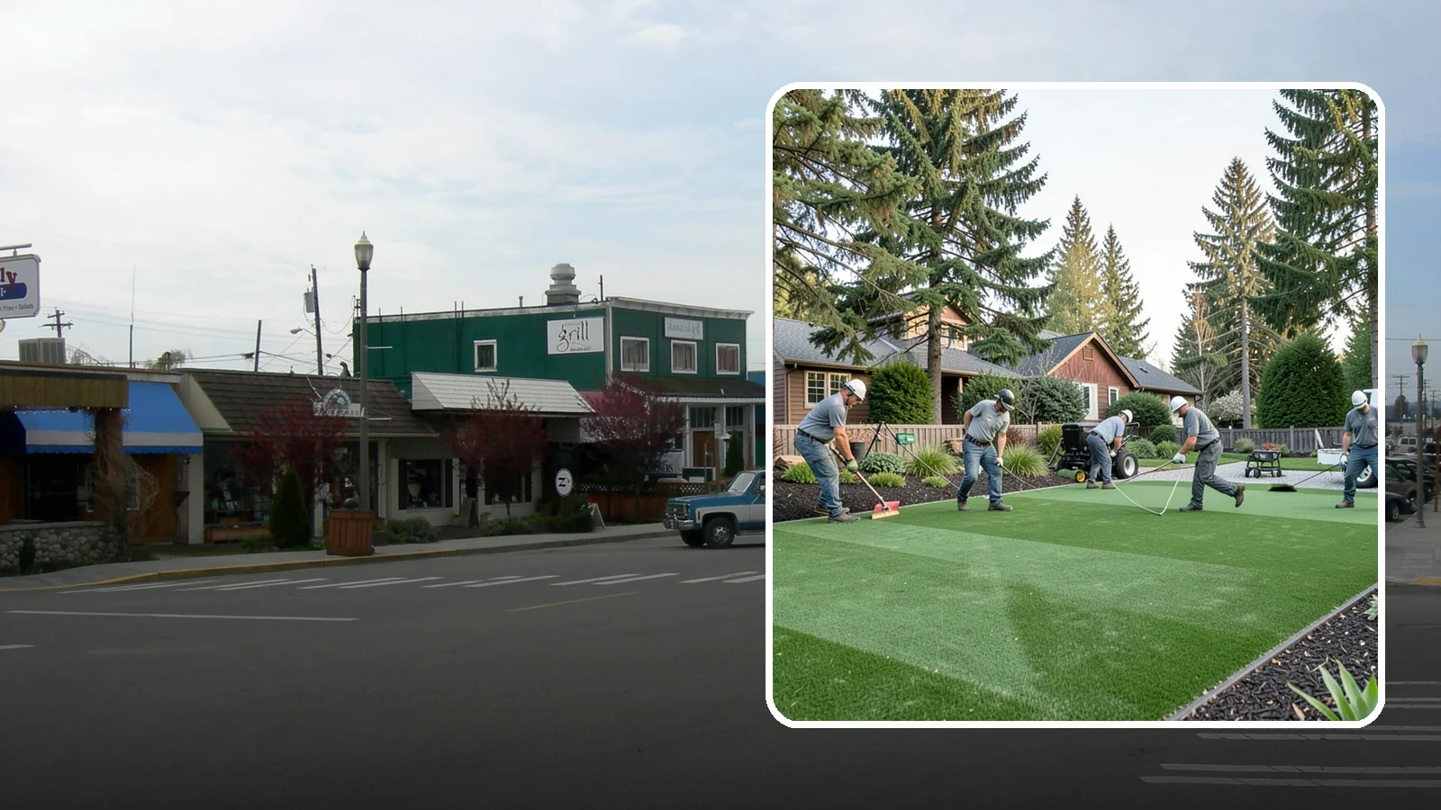 Artificial Turf Replacement in Stanwood, Snohomish County, WA - We remove aging or damaged synthetic turf and install fresh, high-performance turf built for wet Northwest yards.