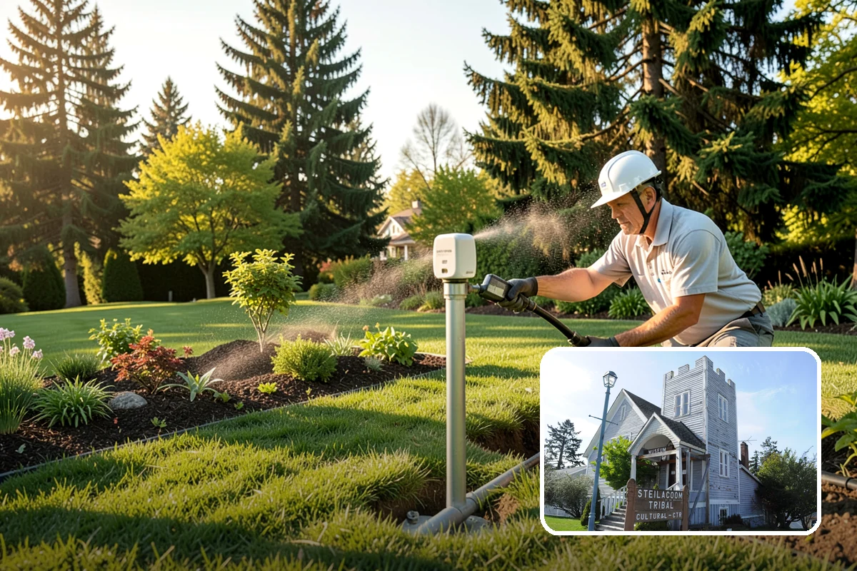 Artificial Turf Replacement in Steilacoom, Pierce County, WA - Restored drainage tuned for heavy regional rainfall