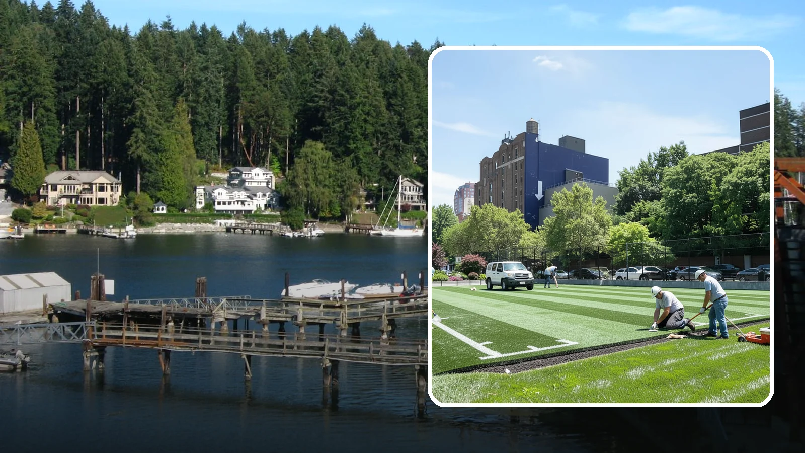 Athletic & Sports Turf Installation in Gig Harbor, Pierce County, WA - Heavy-duty sports turf engineered for performance and durability on fields, courts, and practice areas.