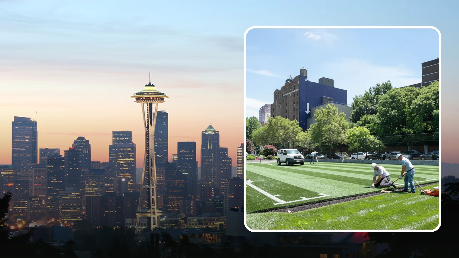Athletic & Sports Turf Installation in Seattle, King County, WA - Heavy-duty sports turf engineered for performance and durability on fields, courts, and practice areas.