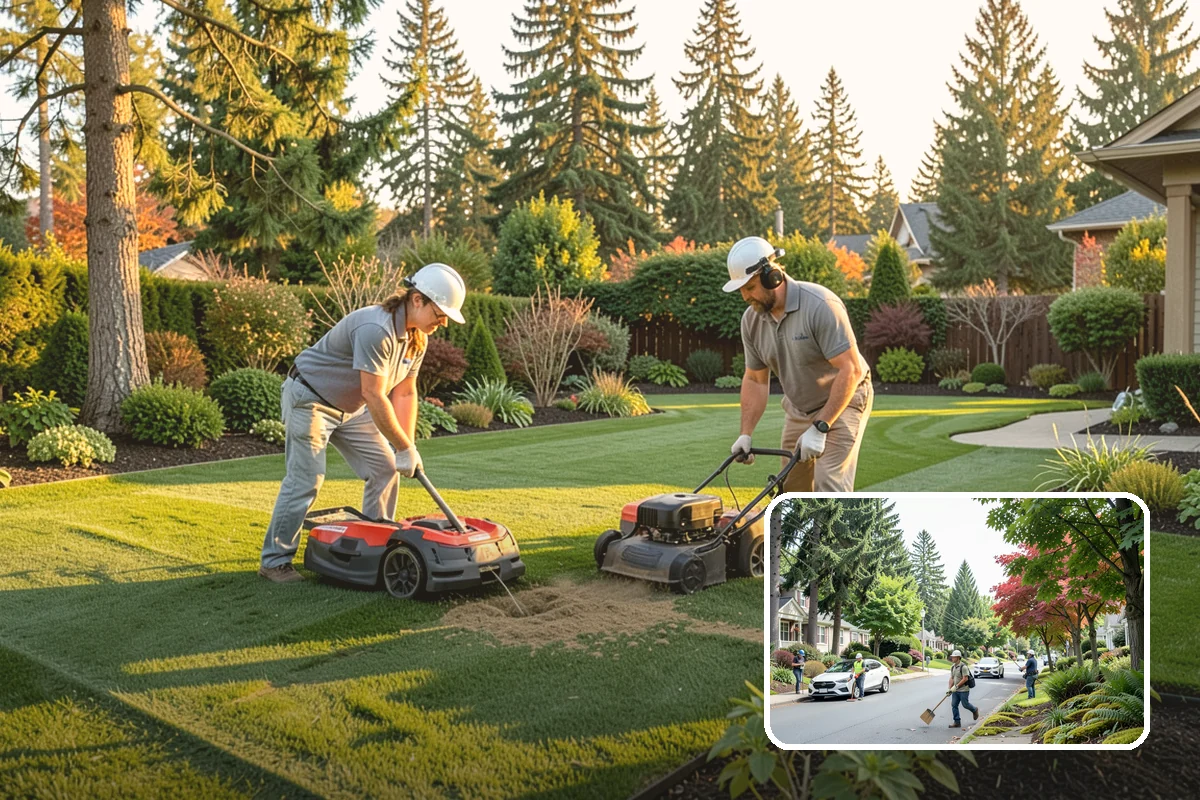 Azalea Pruning in Beaux Arts Village, King County, WA - Preserves next spring's flower buds by pruning at the right moment