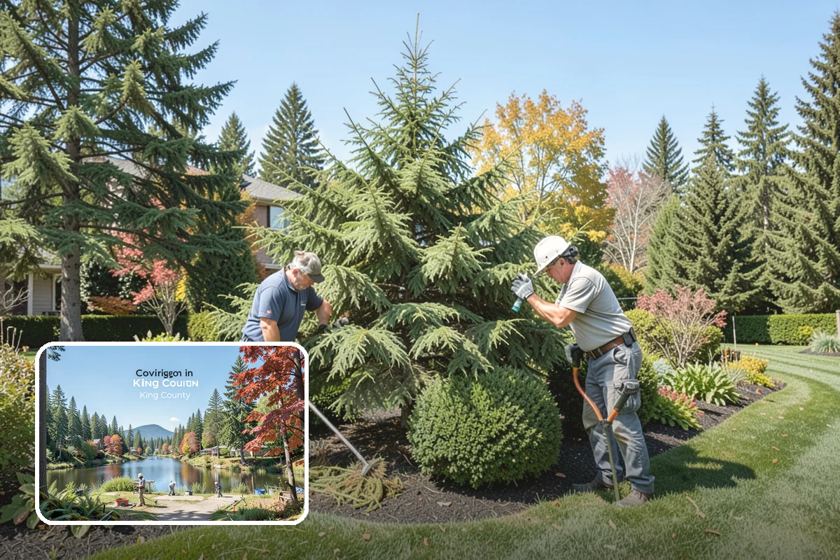 Azalea Pruning in Covington, King County, WA - Preserves next spring's flower buds by pruning at the right moment