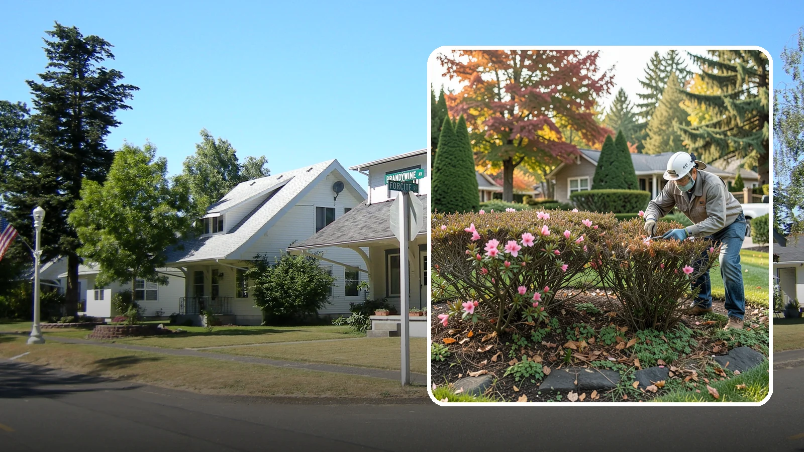 Azalea Pruning in DuPont, Pierce County, WA - Light post-bloom shaping of evergreen and deciduous azaleas to preserve bud set and maintain a dense, tidy form.