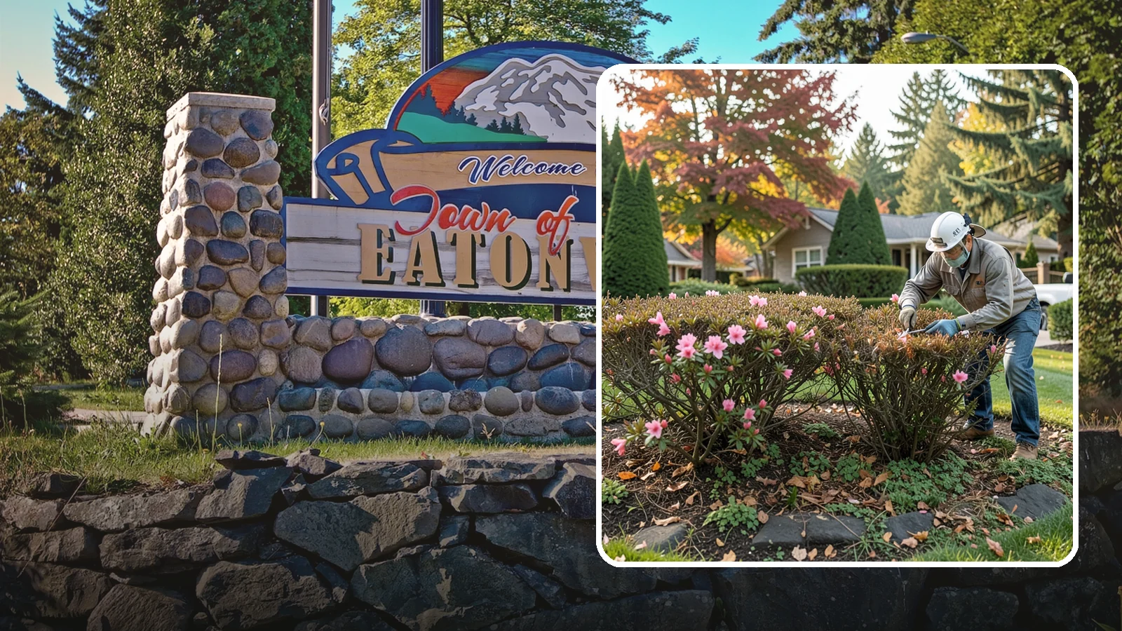 Azalea Pruning in Eatonville, Pierce County, WA - Light post-bloom shaping of evergreen and deciduous azaleas to preserve bud set and maintain a dense, tidy form.