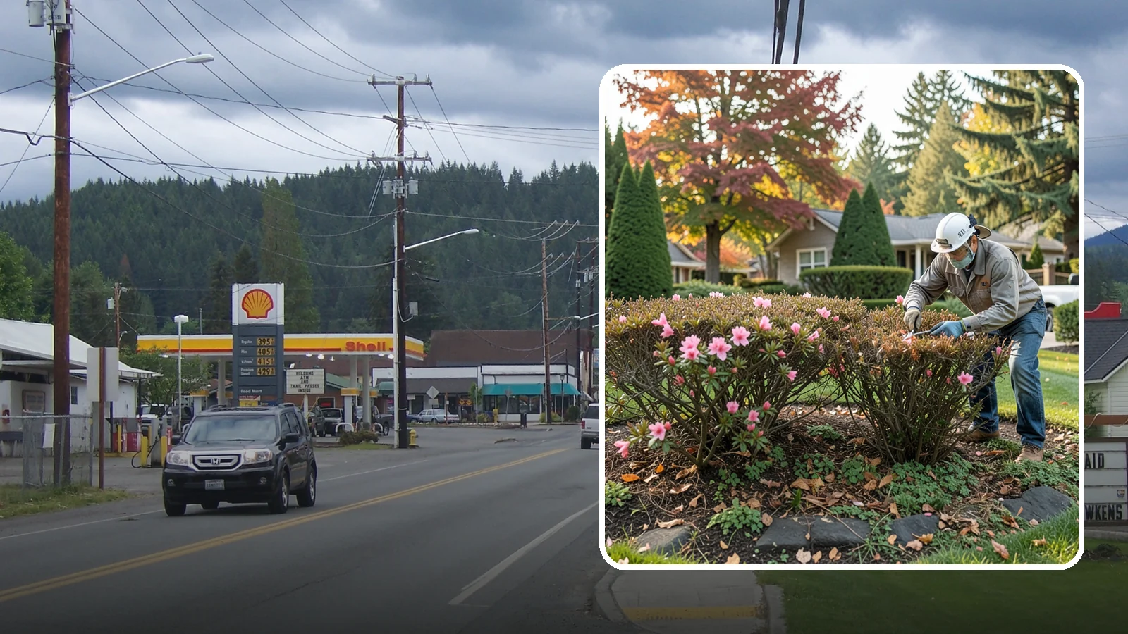 Azalea Pruning in Granite Falls, Snohomish County, WA - Light post-bloom shaping of evergreen and deciduous azaleas to preserve bud set and maintain a dense, tidy form.