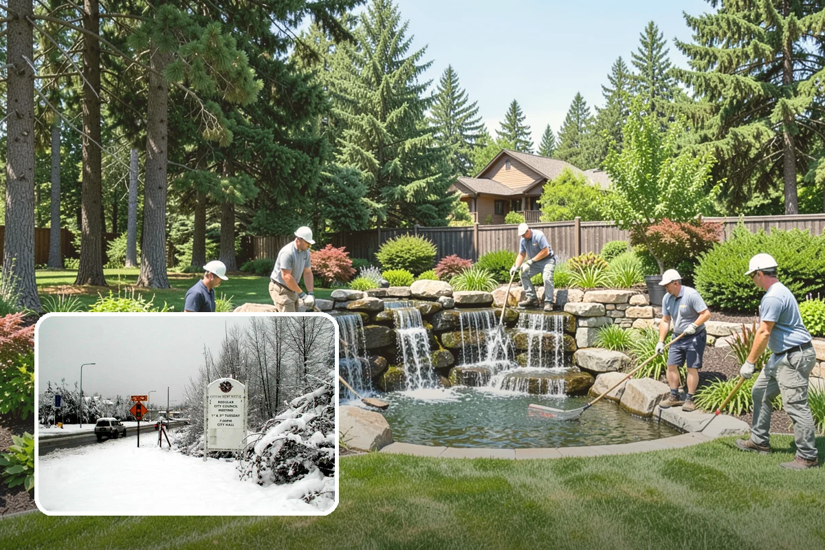 Azalea Pruning in Newcastle, King County, WA - Preserves next spring's flower buds by pruning at the right moment