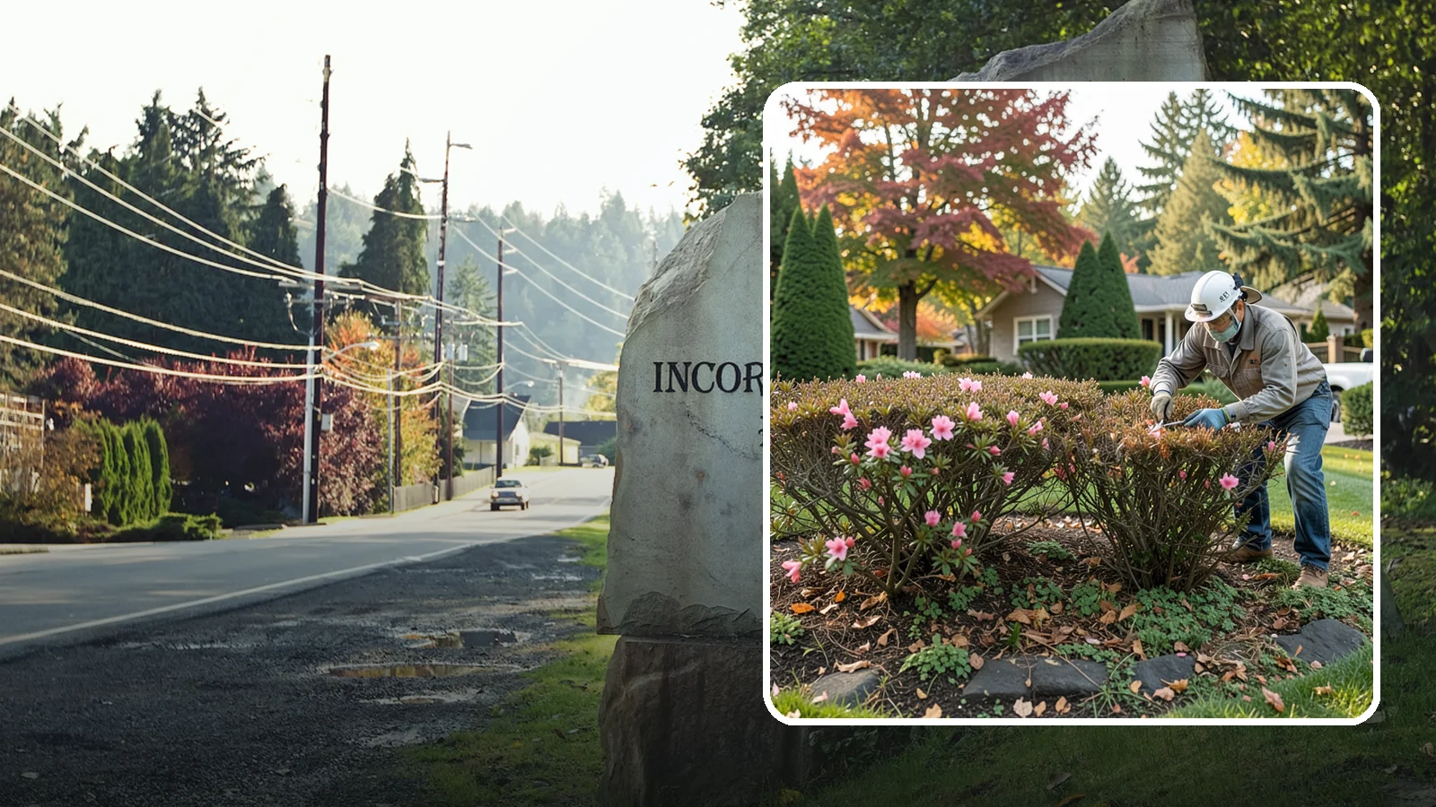 Azalea Pruning in Wilkeson, Pierce County, WA - Light post-bloom shaping of evergreen and deciduous azaleas to preserve bud set and maintain a dense, tidy form.