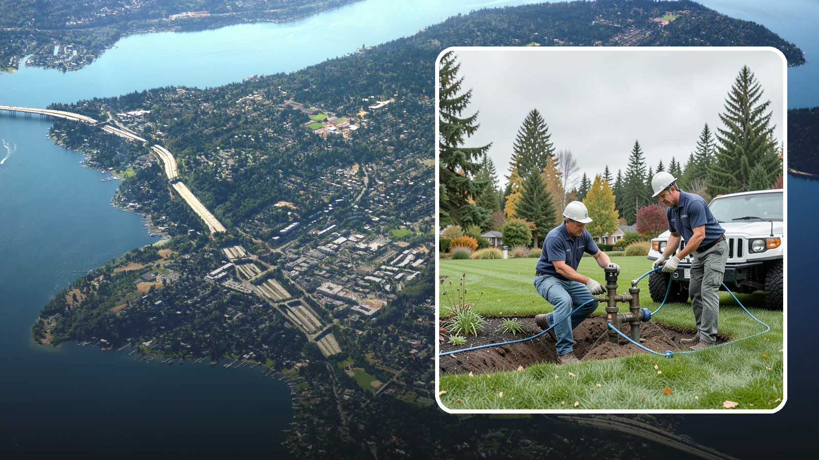Backflow Replacement in Mercer Island, King County, WA - We replace failed or freeze-damaged backflow assemblies with code-compliant units that protect your home's drinking water from...