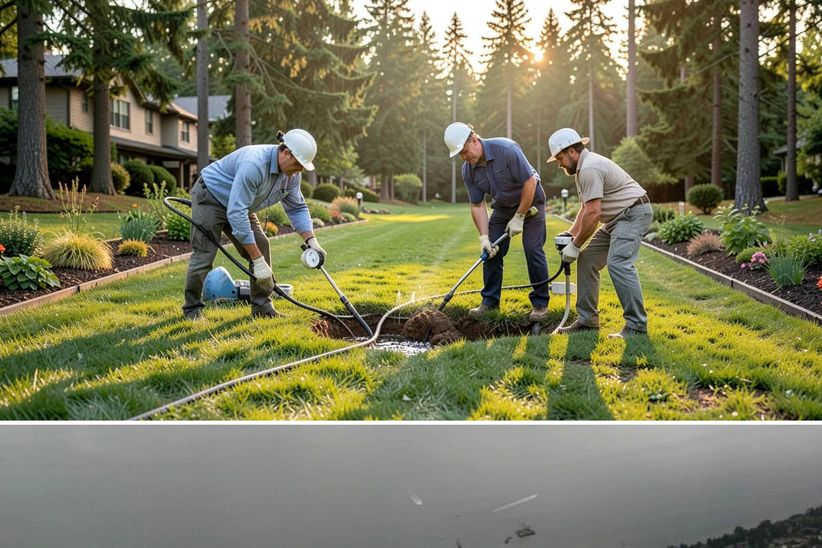 Backflow Testing in Des Moines, King County, WA - Done annually, typically in spring per local requirements.