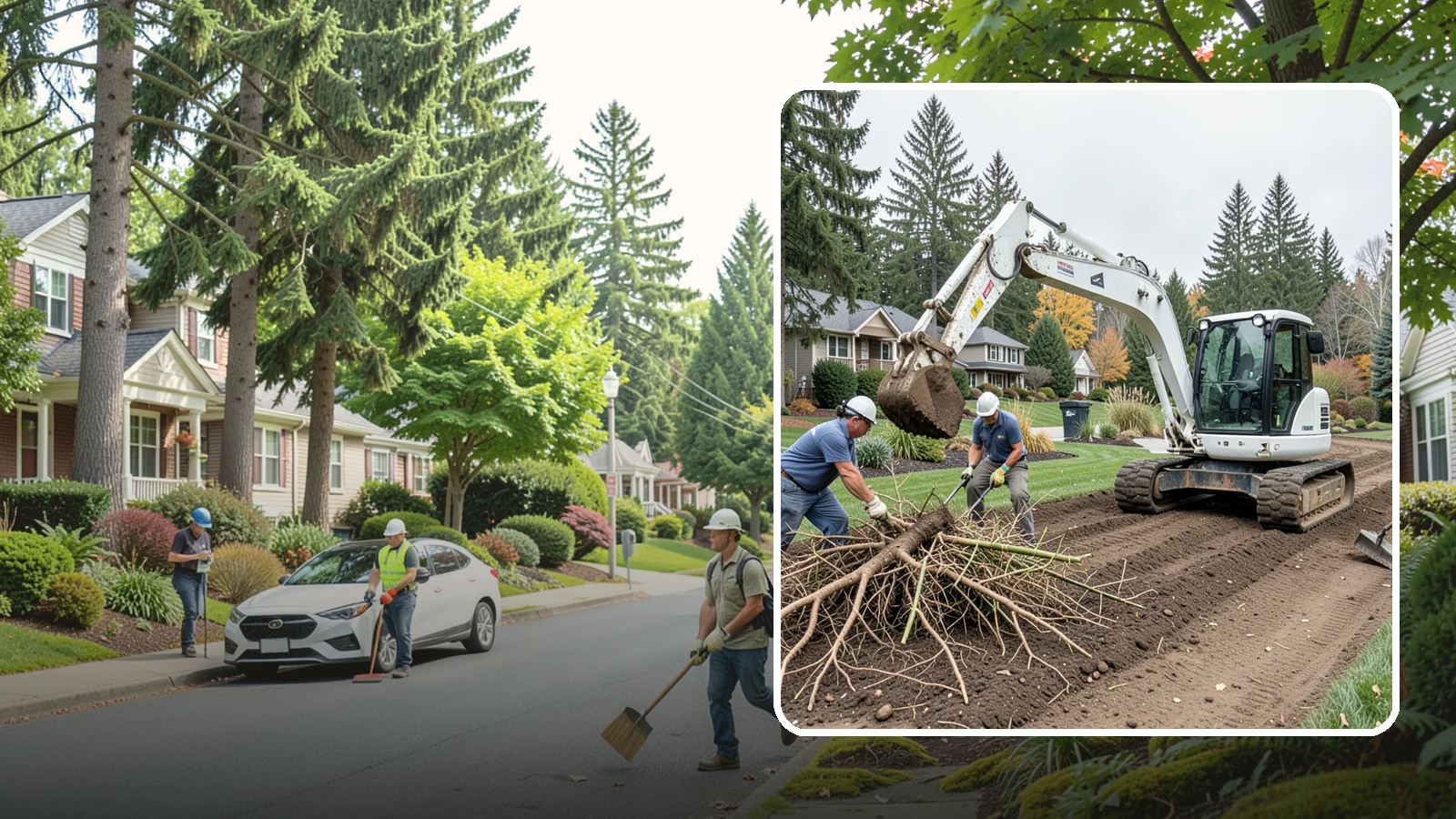 Bamboo Removal in Beaux Arts Village, King County, WA - Full removal of invasive running bamboo, including the root and rhizome system, to stop its spread for good.