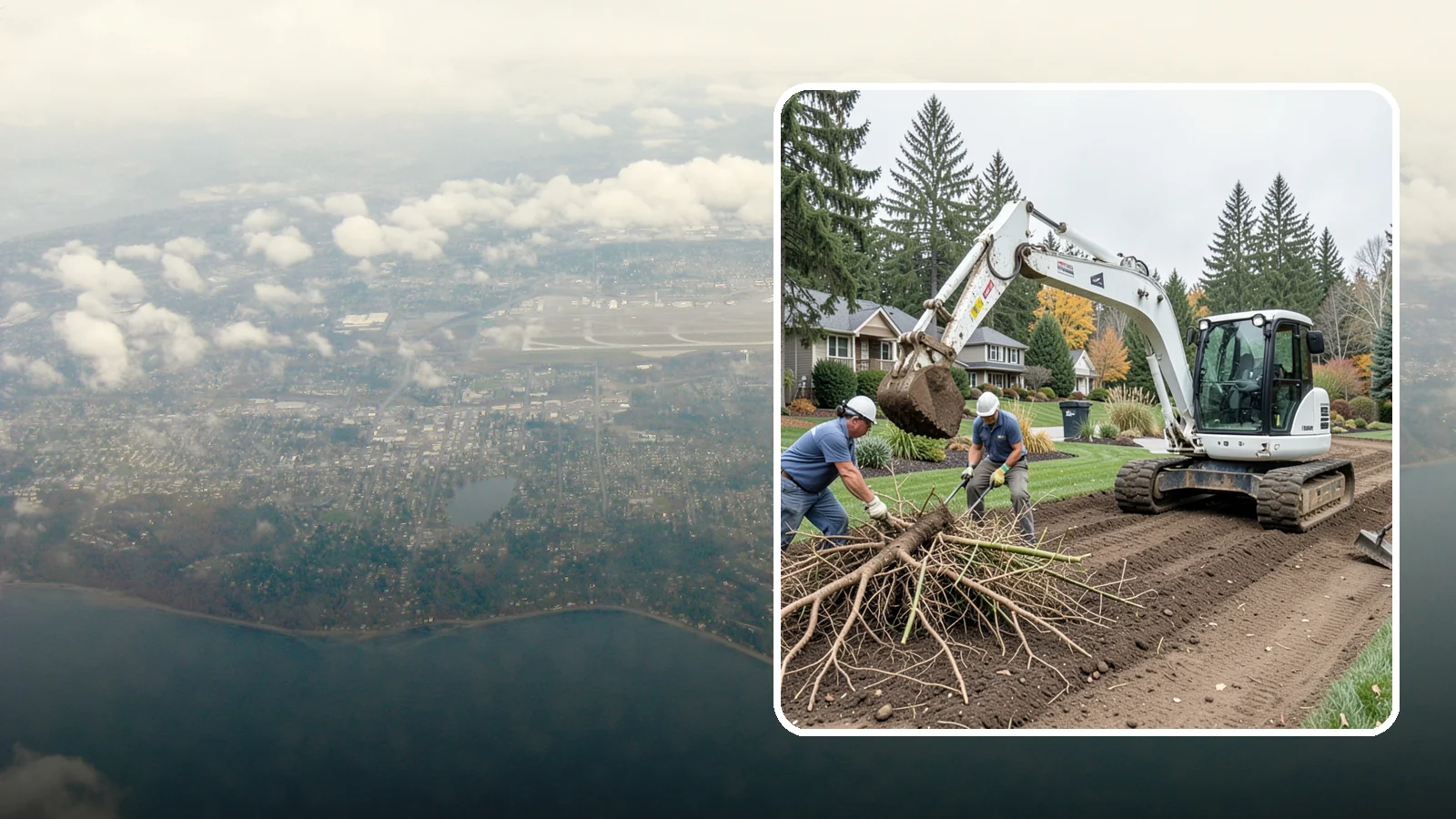 Bamboo Removal in Burien, King County, WA - Full removal of invasive running bamboo, including the root and rhizome system, to stop its spread for good.