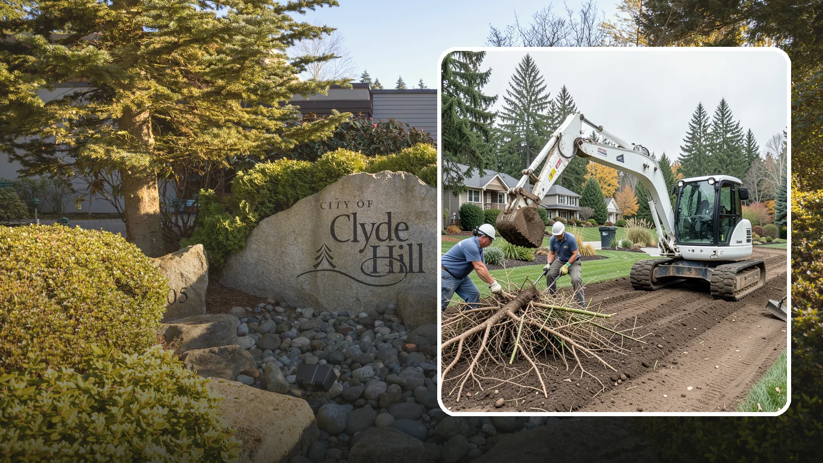 Bamboo Removal in Clyde Hill, King County, WA - Full removal of invasive running bamboo, including the root and rhizome system, to stop its spread for good.