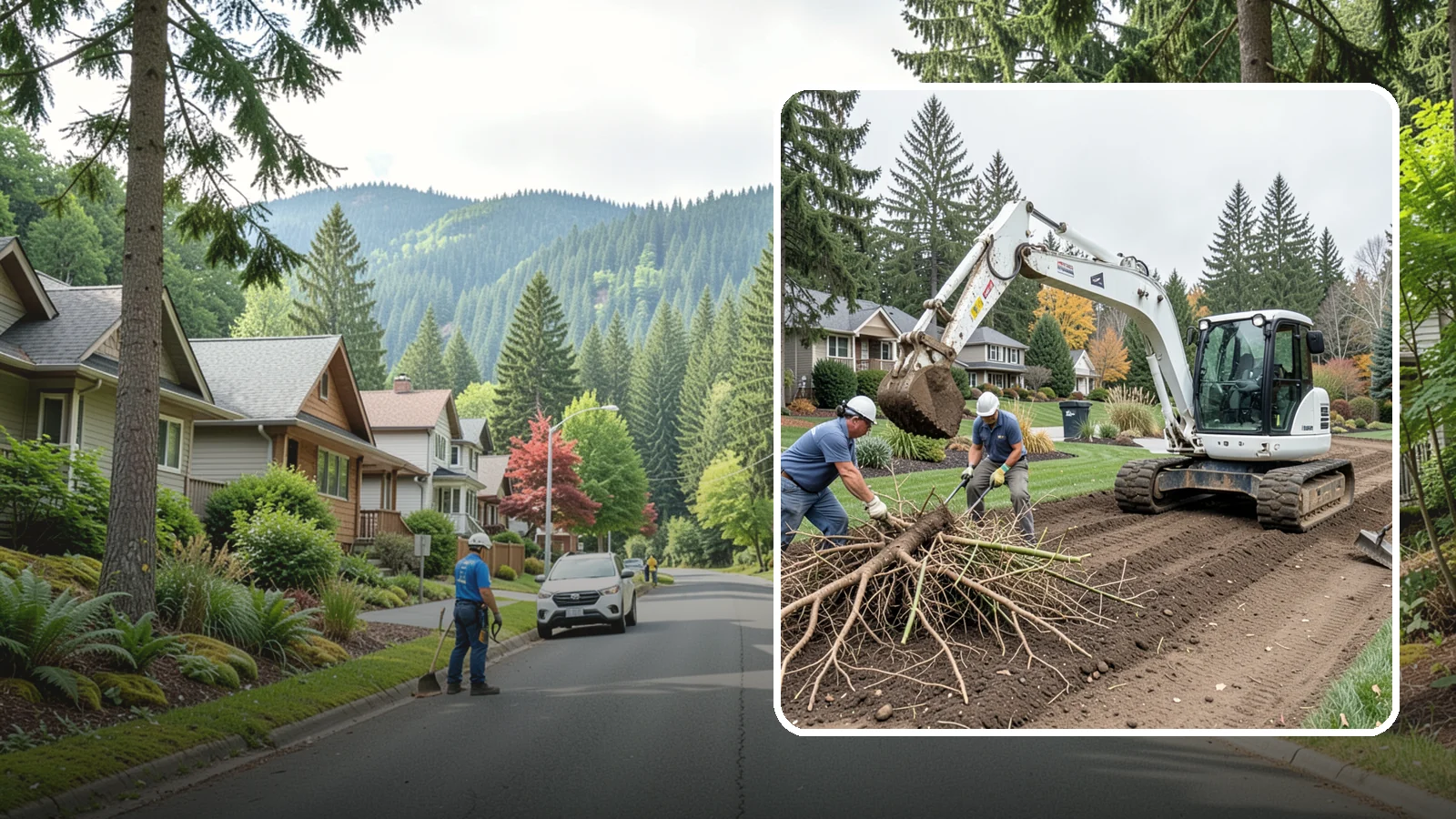Bamboo Removal in Darrington, Snohomish County, WA - Full removal of invasive running bamboo, including the root and rhizome system, to stop its spread for good.