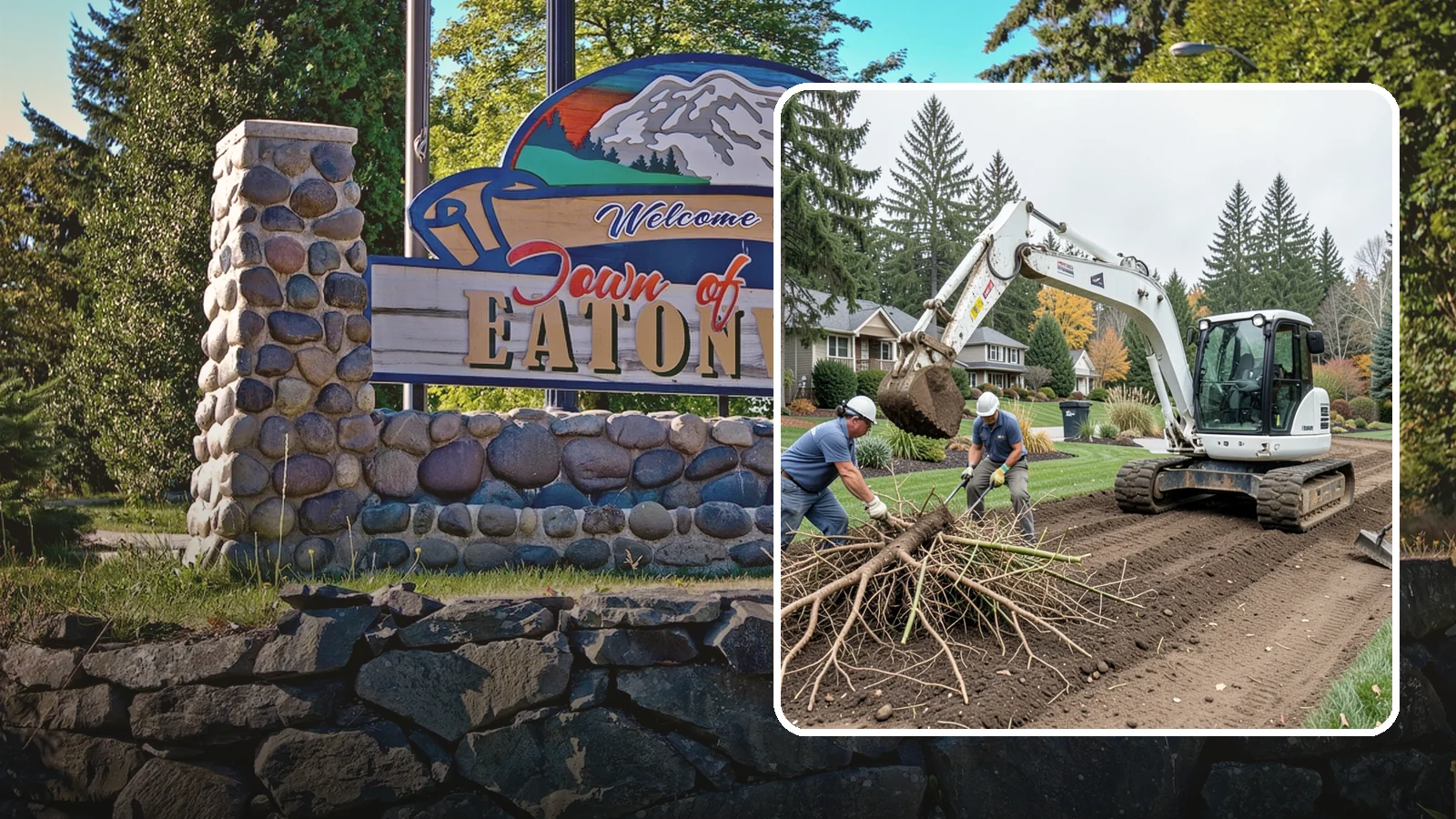 Bamboo Removal in Eatonville, Pierce County, WA - Full removal of invasive running bamboo, including the root and rhizome system, to stop its spread for good.