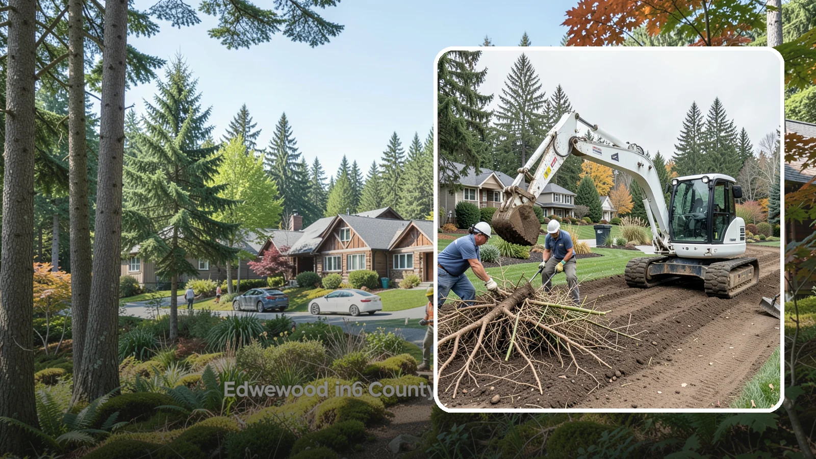 Bamboo Removal in Edgewood, Pierce County, WA - Full removal of invasive running bamboo, including the root and rhizome system, to stop its spread for good.