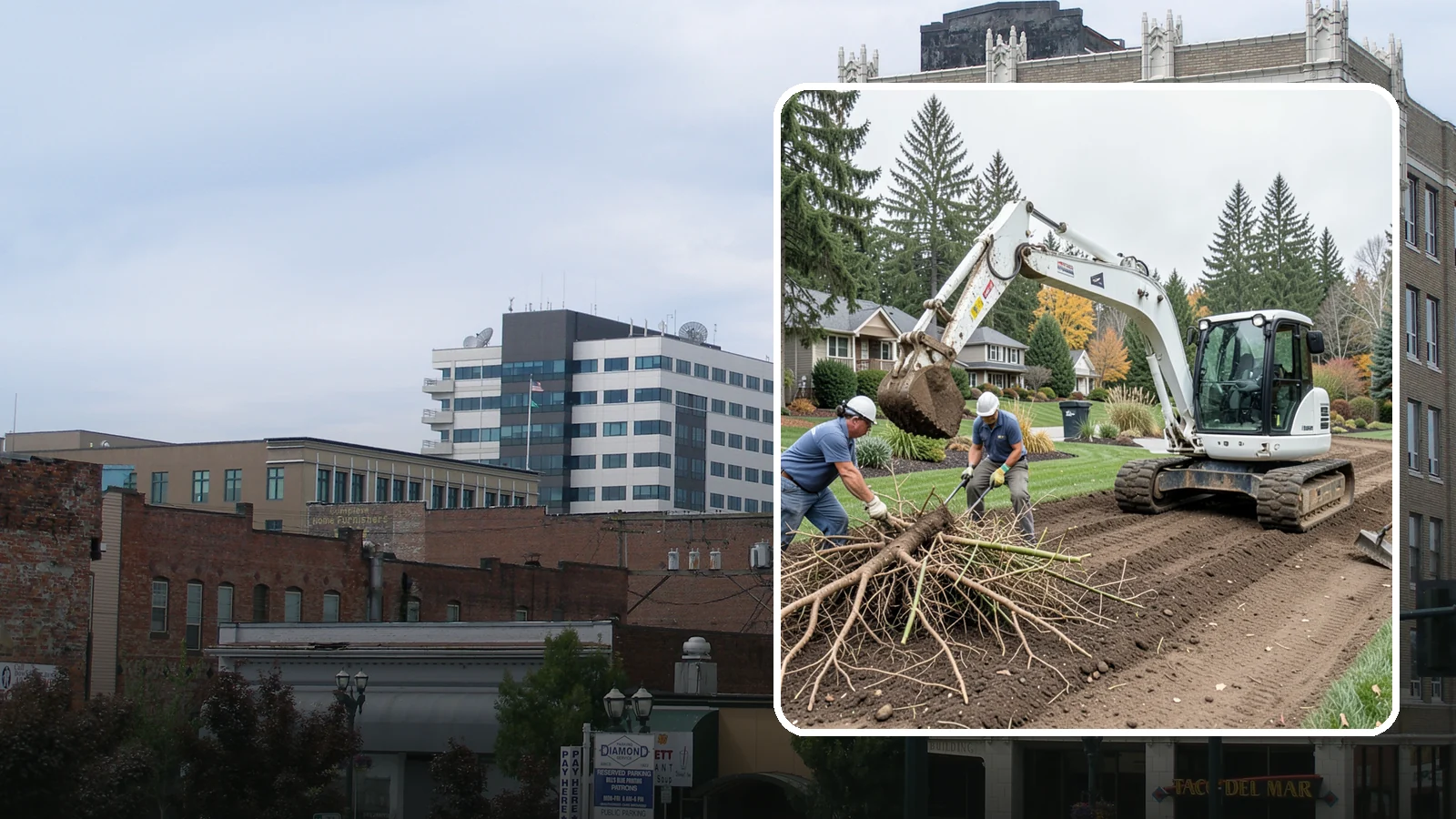 Bamboo Removal in Everett, Snohomish County, WA - Full removal of invasive running bamboo, including the root and rhizome system, to stop its spread for good.