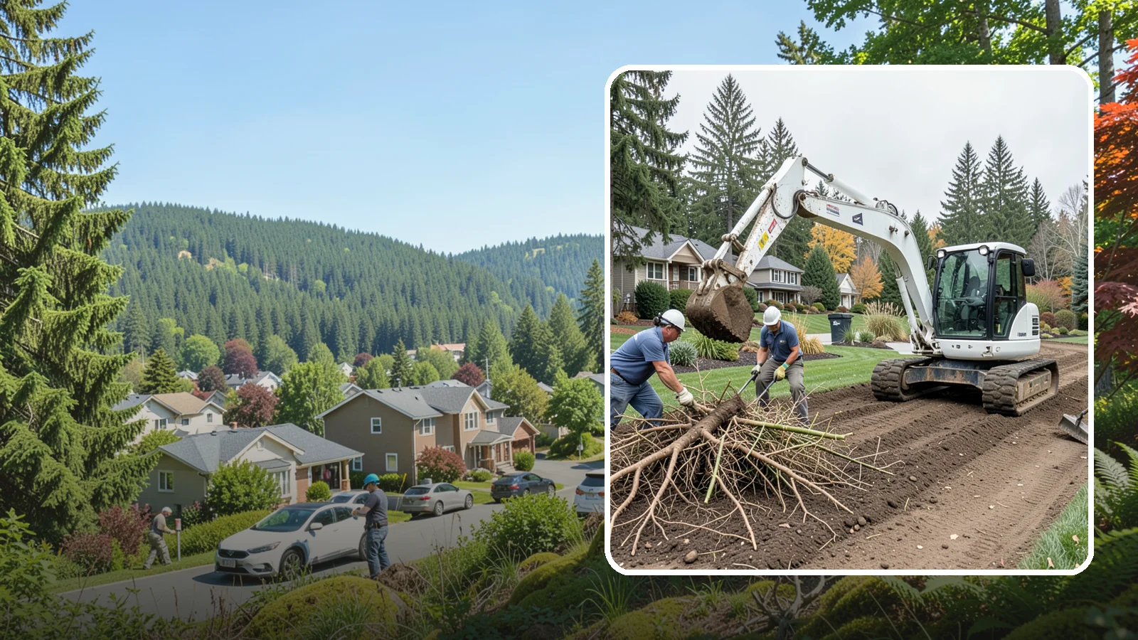 Bamboo Removal in Index, Snohomish County, WA - Full removal of invasive running bamboo, including the root and rhizome system, to stop its spread for good.