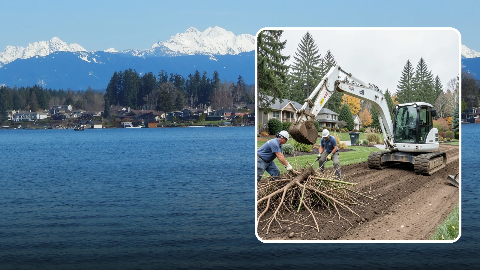 Bamboo Removal in Lake Stevens, Snohomish County, WA - Full removal of invasive running bamboo, including the root and rhizome system, to stop its spread for good.