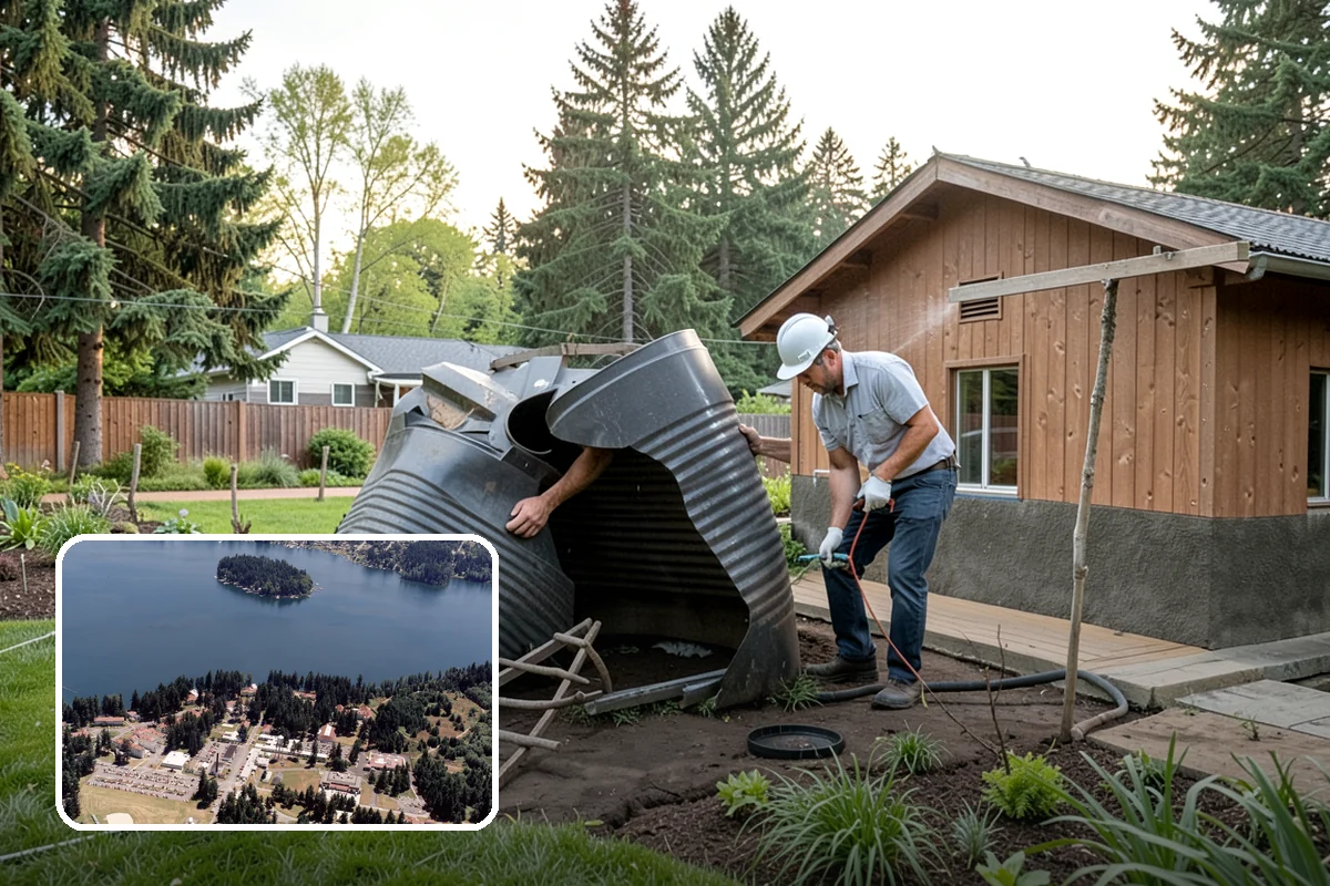 Bamboo Removal in Lakewood, Pierce County, WA - Stops aggressive bamboo spread