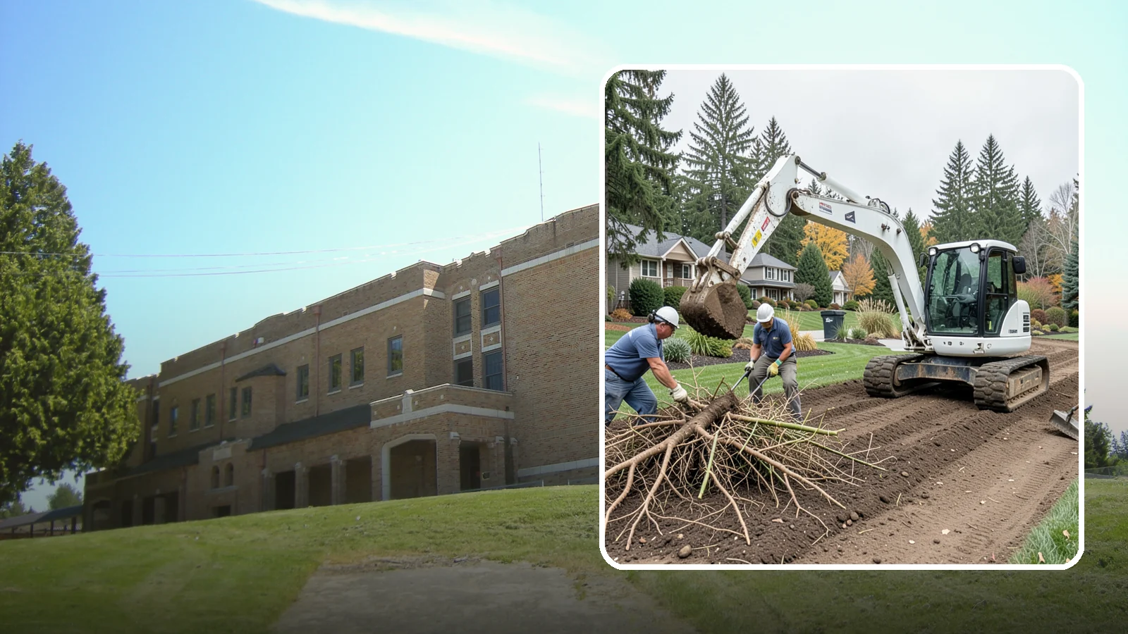 Bamboo Removal in Maple Valley, King County, WA - Full removal of invasive running bamboo, including the root and rhizome system, to stop its spread for good.