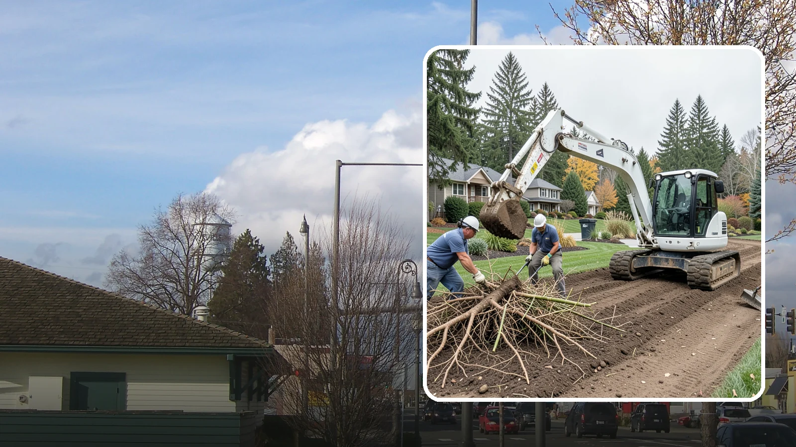 Bamboo Removal in Marysville, Snohomish County, WA - Full removal of invasive running bamboo, including the root and rhizome system, to stop its spread for good.