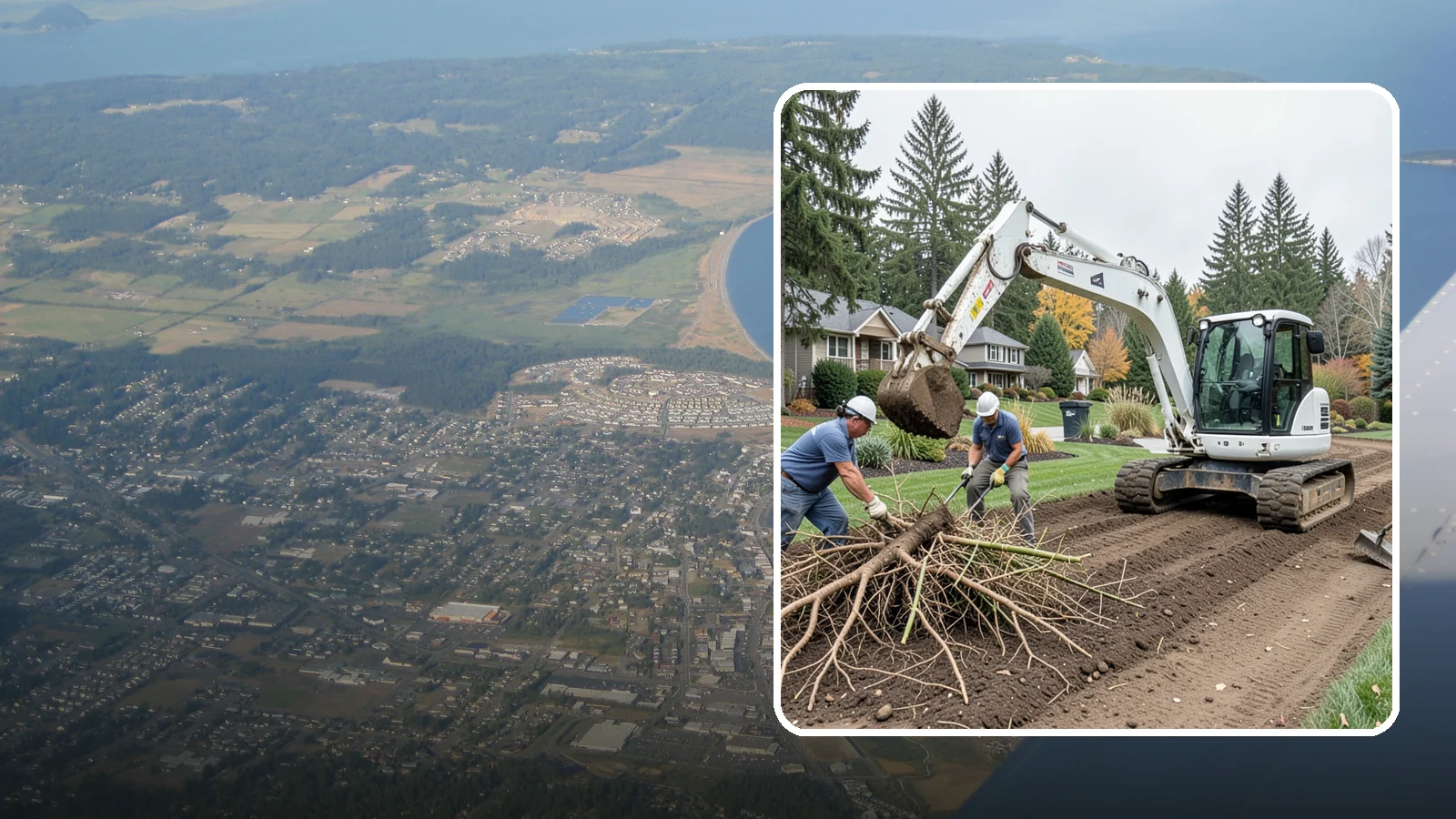 Bamboo Removal in Oak Harbor, Island County, WA - Full removal of invasive running bamboo, including the root and rhizome system, to stop its spread for good.