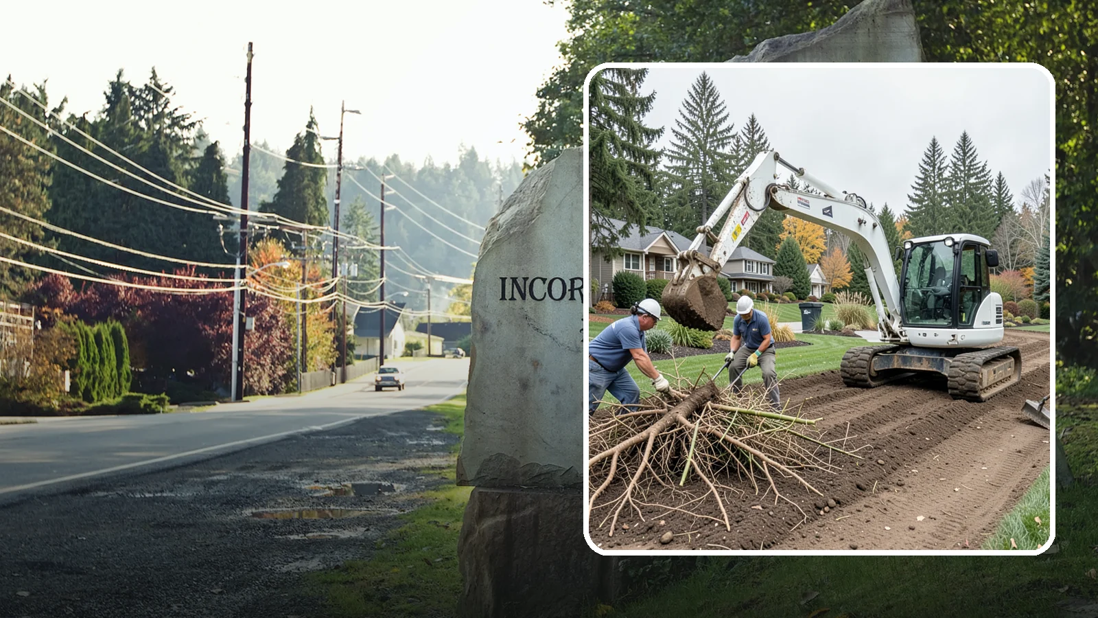 Bamboo Removal in Wilkeson, Pierce County, WA - Full removal of invasive running bamboo, including the root and rhizome system, to stop its spread for good.