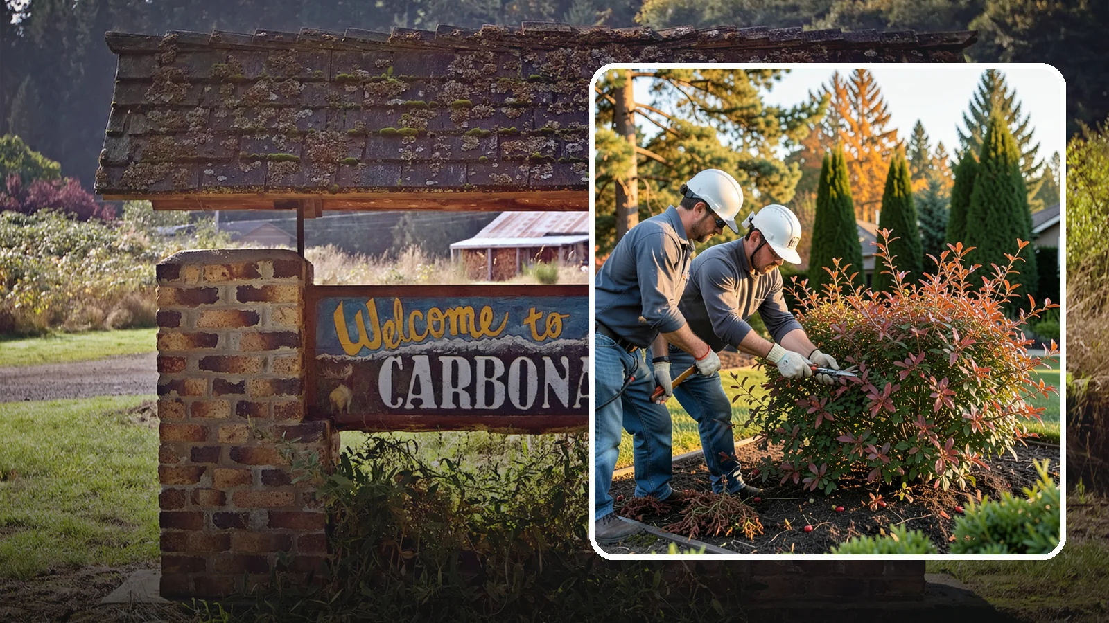 Barberry Pruning in Carbonado, Pierce County, WA - Shaping and thinning of barberry shrubs, grown for foliage, with safe handling of thorny stems and dense growth.