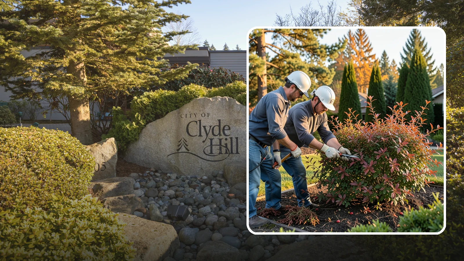 Barberry Pruning in Clyde Hill, King County, WA - Shaping and thinning of barberry shrubs, grown for foliage, with safe handling of thorny stems and dense growth.