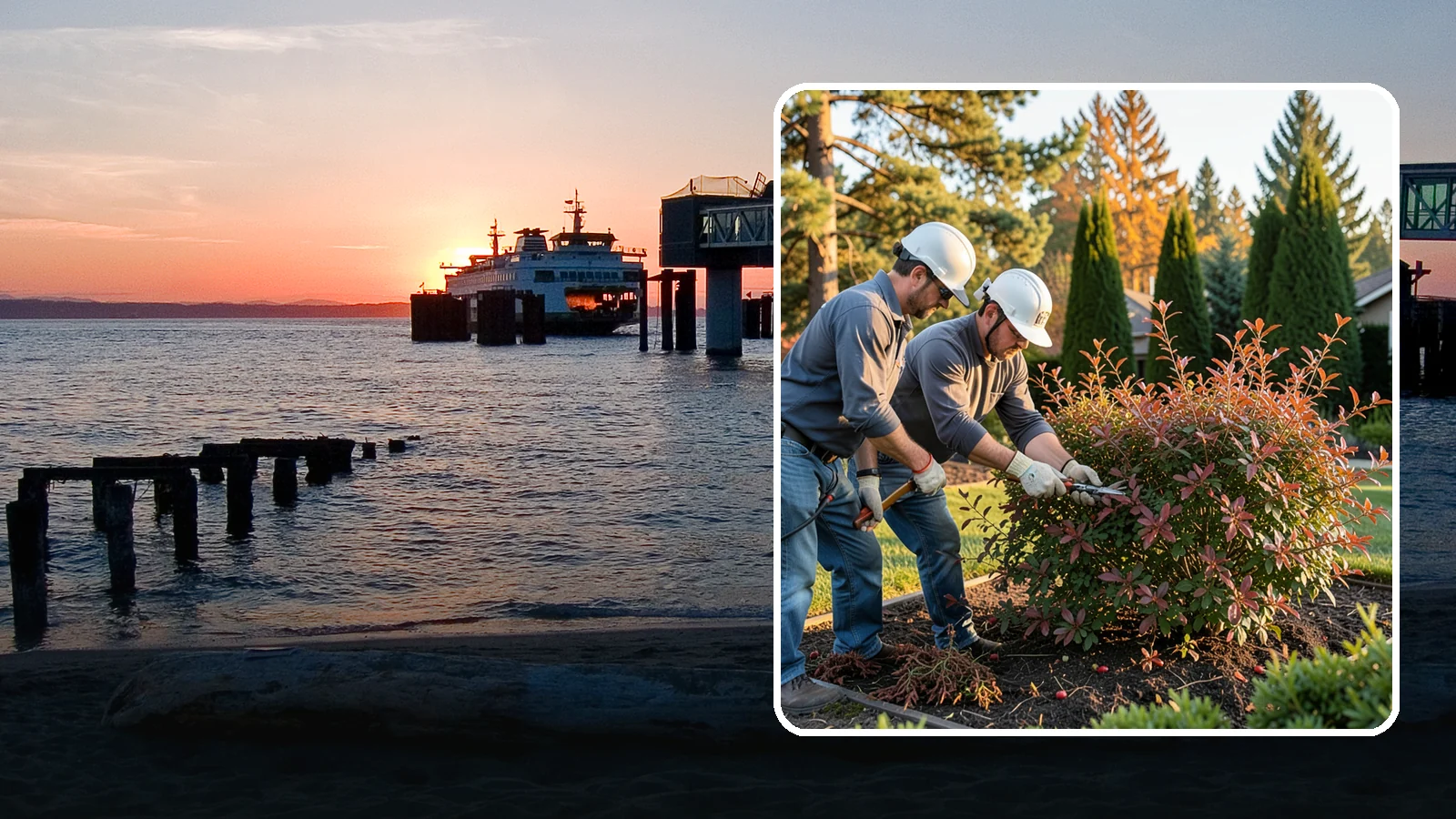 Barberry Pruning in Edmonds, Snohomish County, WA - Shaping and thinning of barberry shrubs, grown for foliage, with safe handling of thorny stems and dense growth.