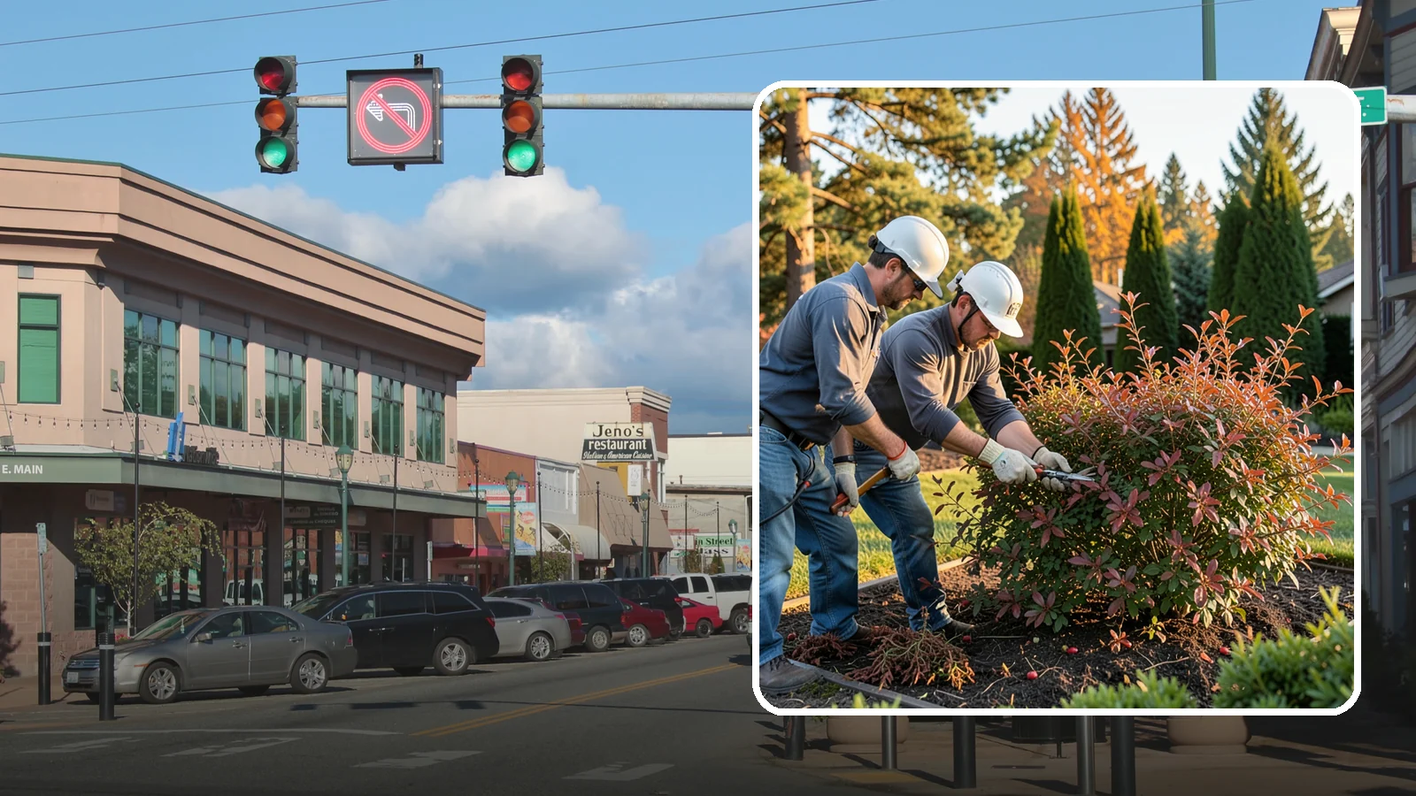 Barberry Pruning in Monroe, Snohomish County, WA - Shaping and thinning of barberry shrubs, grown for foliage, with safe handling of thorny stems and dense growth.