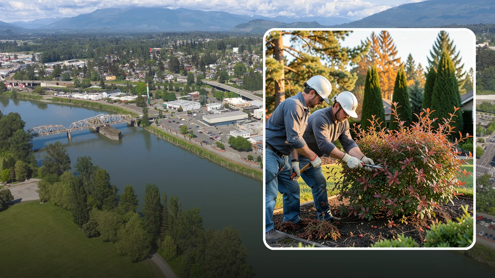 Barberry Pruning in Mount Vernon, Skagit County, WA - Shaping and thinning of barberry shrubs, grown for foliage, with safe handling of thorny stems and dense growth.