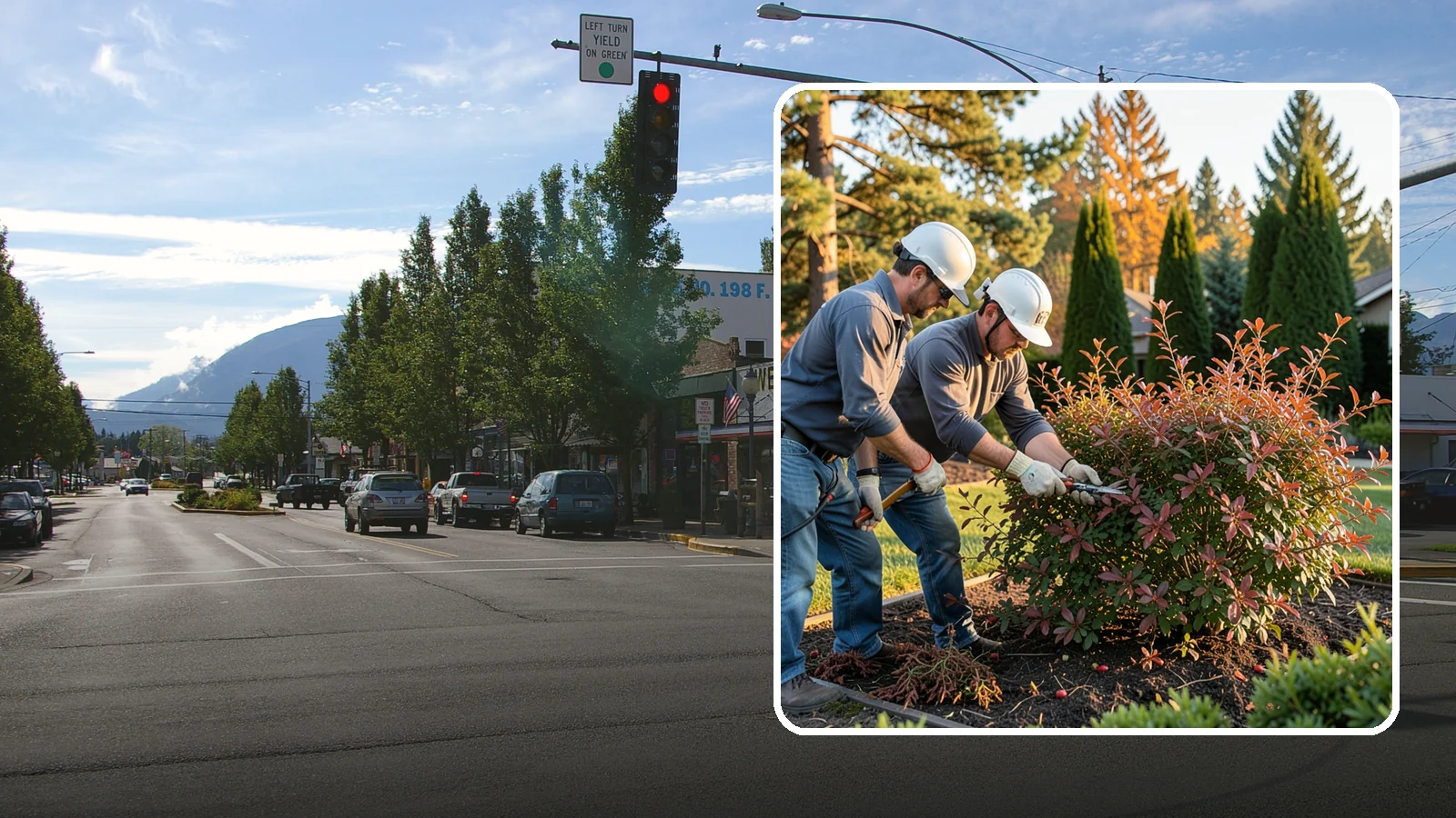 Barberry Pruning in North Bend, King County, WA - Shaping and thinning of barberry shrubs, grown for foliage, with safe handling of thorny stems and dense growth.