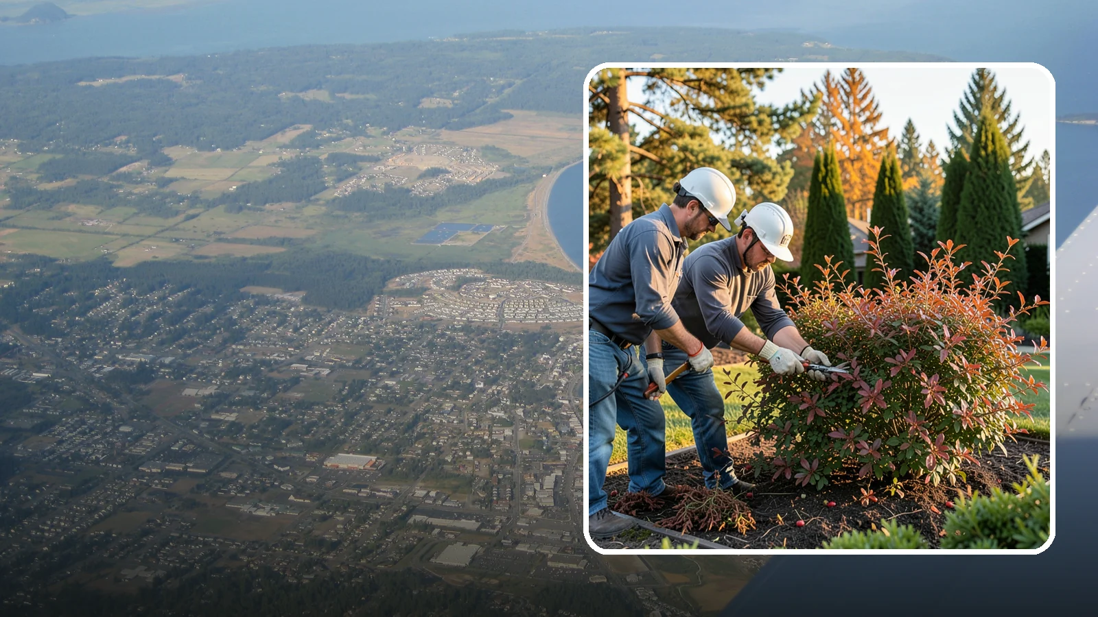 Barberry Pruning in Oak Harbor, Island County, WA - Shaping and thinning of barberry shrubs, grown for foliage, with safe handling of thorny stems and dense growth.
