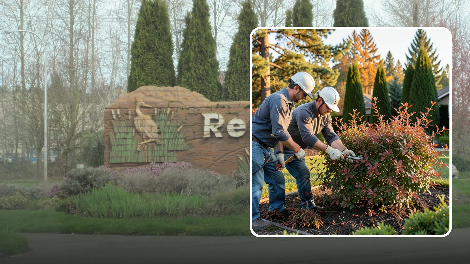 Barberry Pruning in Renton, King County, WA - Shaping and thinning of barberry shrubs, grown for foliage, with safe handling of thorny stems and dense growth.