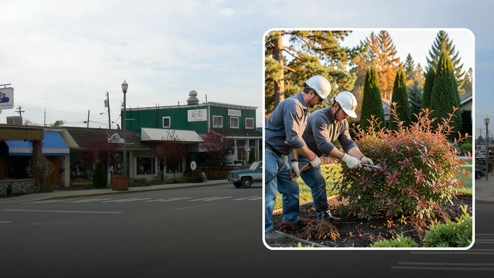 Barberry Pruning in Stanwood, Snohomish County, WA - Shaping and thinning of barberry shrubs, grown for foliage, with safe handling of thorny stems and dense growth.