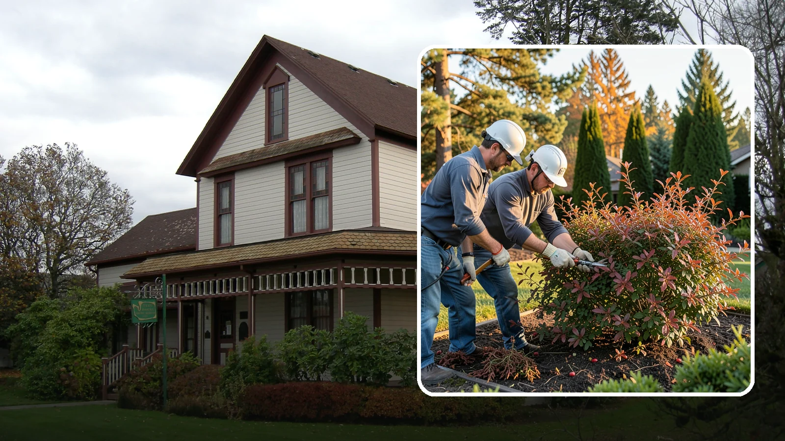 Barberry Pruning in Sumner, Pierce County, WA - Shaping and thinning of barberry shrubs, grown for foliage, with safe handling of thorny stems and dense growth.