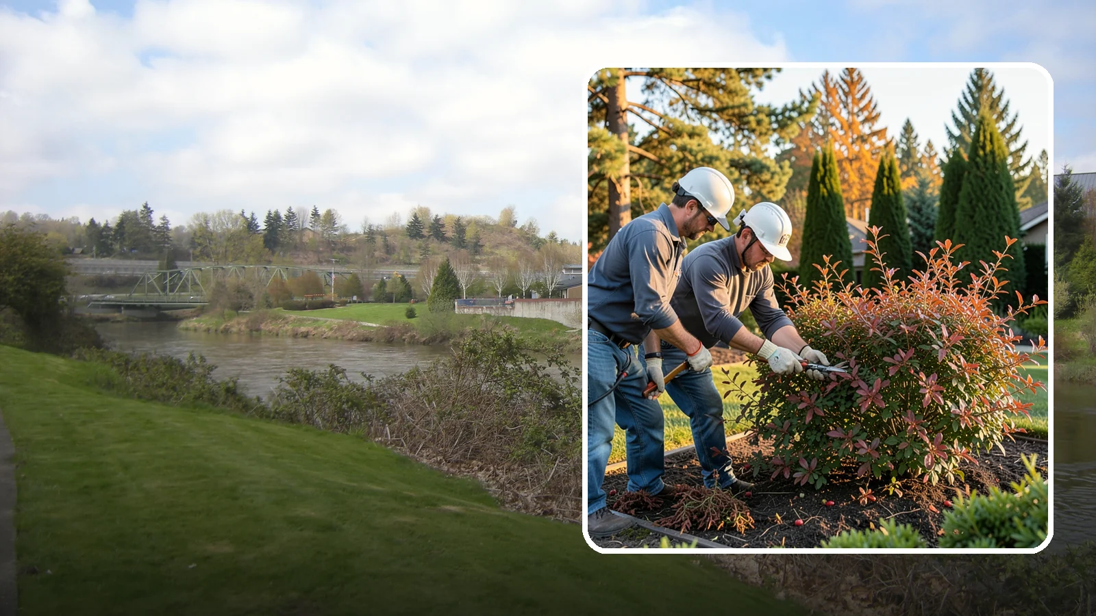 Barberry Pruning in Tukwila, King County, WA - Shaping and thinning of barberry shrubs, grown for foliage, with safe handling of thorny stems and dense growth.