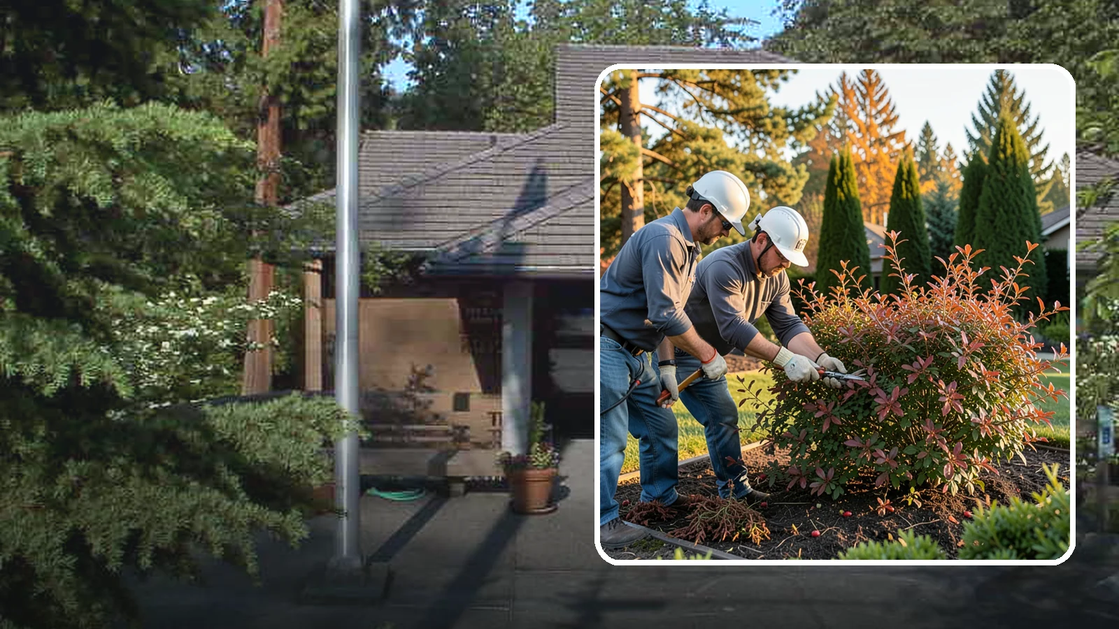 Barberry Pruning in Yarrow Point, King County, WA - Shaping and thinning of barberry shrubs, grown for foliage, with safe handling of thorny stems and dense growth.