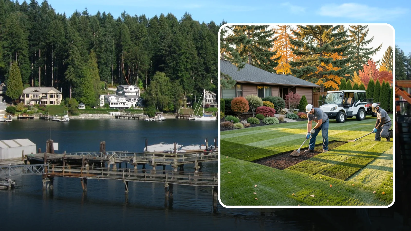 Bare Spot Repair in Gig Harbor, Pierce County, WA - Targeted repair of dead patches, worn areas, and thin spots to restore a uniform, healthy lawn.