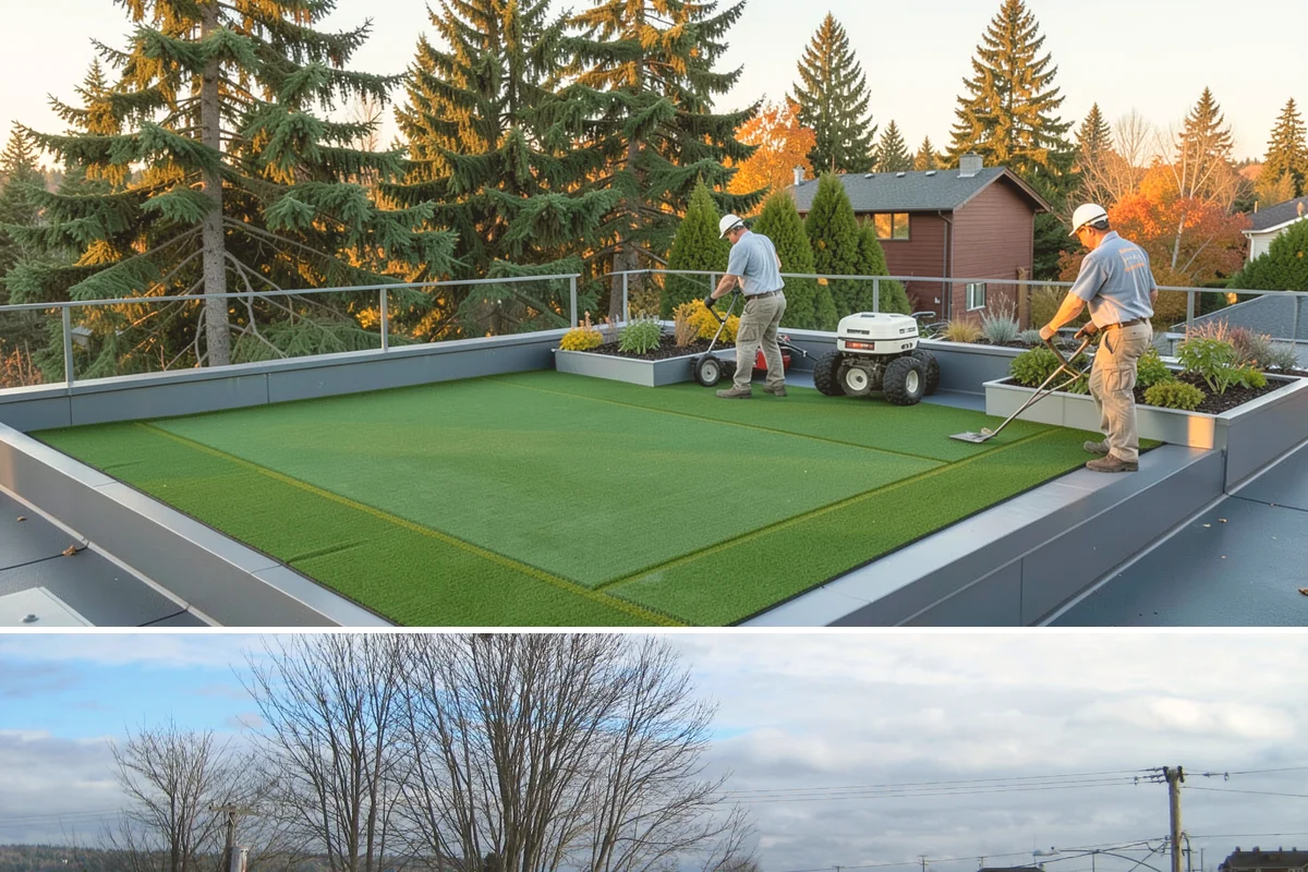 Bare Spot Repair in Langley, Island County, WA - Seed patches establish best in spring and early fall