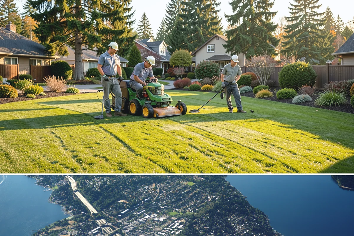 Bare Spot Repair in Mercer Island, King County, WA - Seed patches establish best in spring and early fall