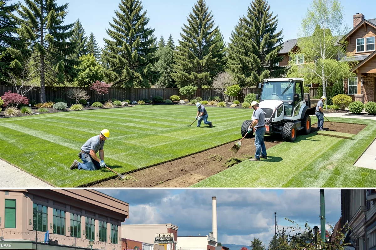 Bare Spot Repair in Monroe, Snohomish County, WA - Seed patches establish best in spring and early fall